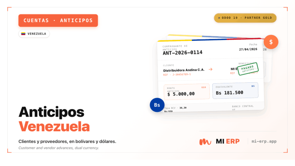 Venezuela: Gestion de Anticipos