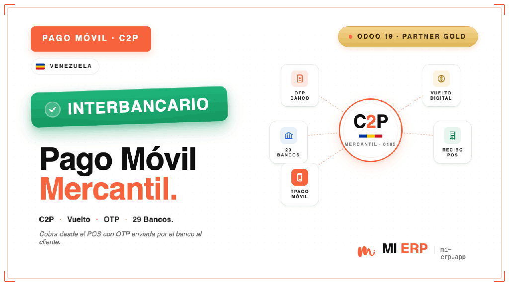 Venezuela: POS Mercantil C2P y Vuelto Digital